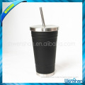 Wenshan newest blank double wall straw mug